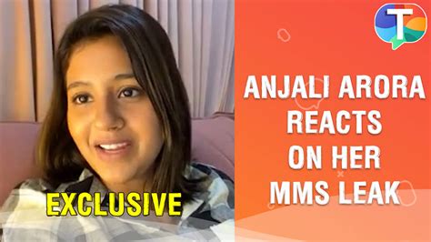 Anjali Arora REACTS on her MMS leak and speaks on online。